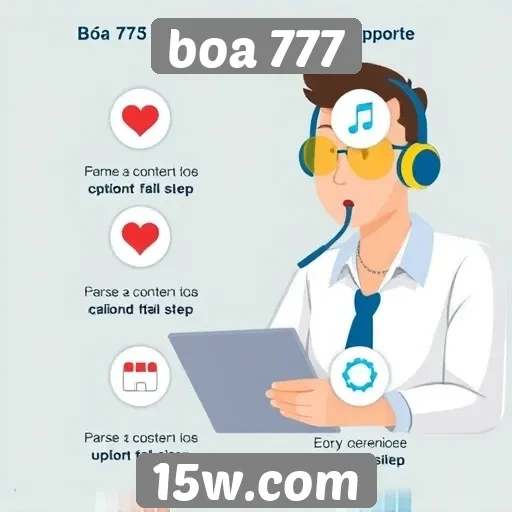 Suporte ao cliente e canais de atendimento da boa 777